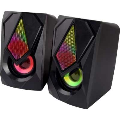 Afbeelding van Esperanza EGS102 Luidsprekers 2.0 USB LED 5 W Zwart