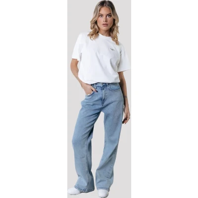 Afbeelding van Colourful Rebel Gaias High Rise Wide Leg Denim Pants S