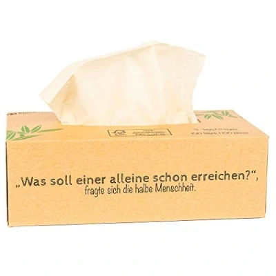 Afbeelding van Pandoo Tissues 3 laags Bamboe 100 stuks
