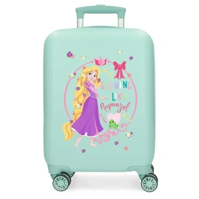 Afbeelding van Joumma Disney Princess Celebration cabinekoffer blauw 33 x 50 20 cm hard ABS zijcijfersluiting 28,4 l 2 kg 4 dubbele wielen handbagage, Blauw, cabinekoffer, Handbagage