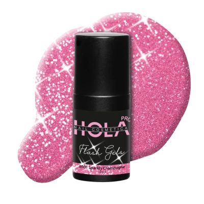 Afbeelding van HNC Flash Gel #001 Sparkly Champagne