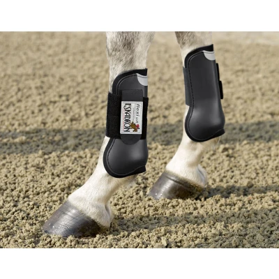 Image de Eskadron Protèges Tendons Flexisoft Marron foncé Poney