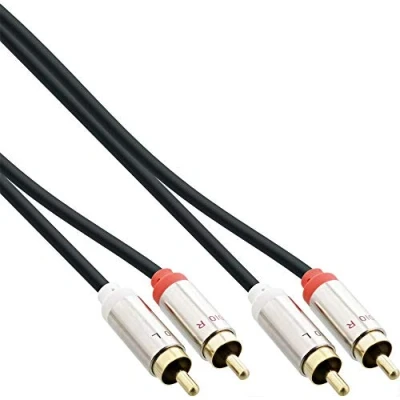 Afbeelding van InLine Slank (0.50 m, RCA), Audiokabel