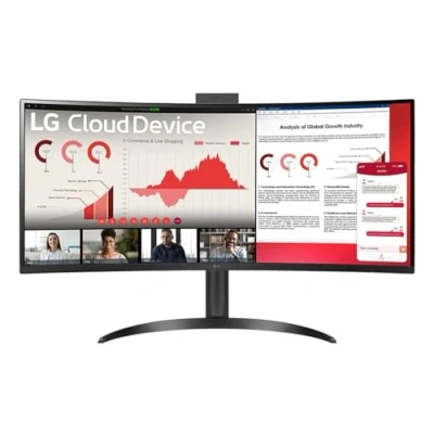 Afbeelding van LG 34&quot; 34CR651W BP (Intel Pentium N6005, 8 GB, 256 GB, Intel UHD Graphics), PC, Zwart