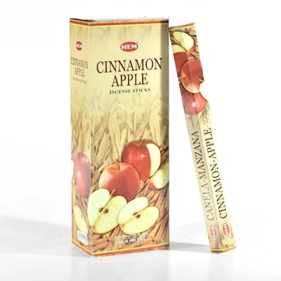 Afbeelding van HEM Wierook Cinnamon Apple Slof (6 pakjes/120 stokjes)