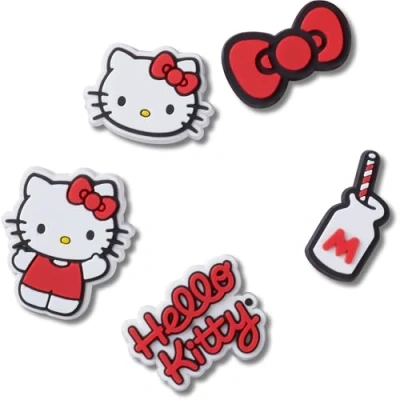 Afbeelding van Crocs Hello Kitty Unisex 5 PACK Cadeau tip, Maat: One Size, Multi