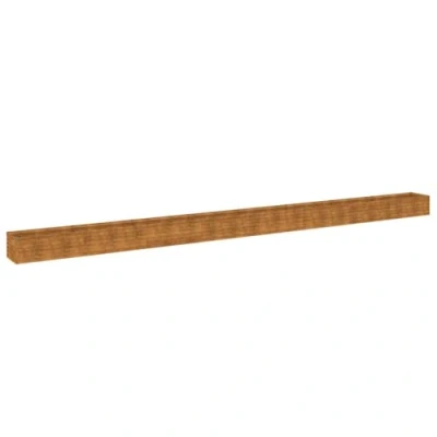 Afbeelding van vidaXL Plantenbak verhoogd 770x50x36 cm cortenstaal