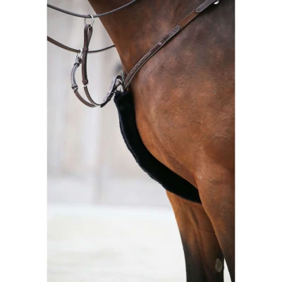 Afbeelding van Kentucky Borsttuig Hoes Sheepskin Black 60cm