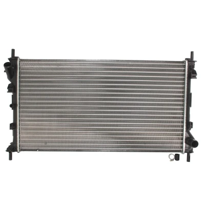 Afbeelding van THERMOTEC D7G033TT Radiateur Aluminium voor voertuigen met/zonder airco 703 396 23 Handgeschakeld Koelribben mechanisch gelast