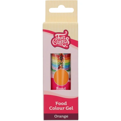 Afbeelding van FunCakes Voedingskleurstof Gel Oranje 30g Kleurstof Hoog Geconcentreerd