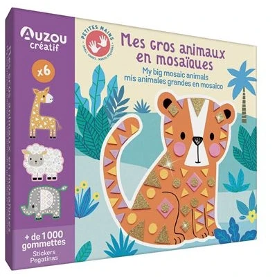 Image de Mon coffret d&#039;artiste mes gros animaux en mosaiques