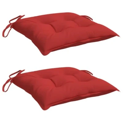 Afbeelding van Palletkussens 2 st 50x50x7 cm oxford stof rood