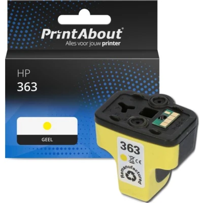 Afbeelding van Huismerk HP 363 (C8773EE) Inktcartridge Geel