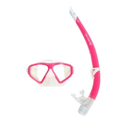 Afbeelding van Aqua Lung Sport Saturn Combo Snorkelset Volwassenen Roze/Wit