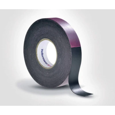 Afbeelding van HellermannTyton HTAPE POWER600 38x6.7 NR BK (6.7) 711 10201 Plakband (l x b) 6.7 m 38 mm 1 stuk(s)