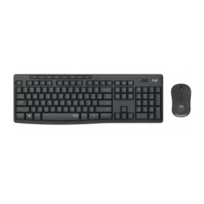 Image de Logitech MK295 Silent Ensemble clavier et souris sans fil 2.4 GHz QWERTZ Suisse graphite