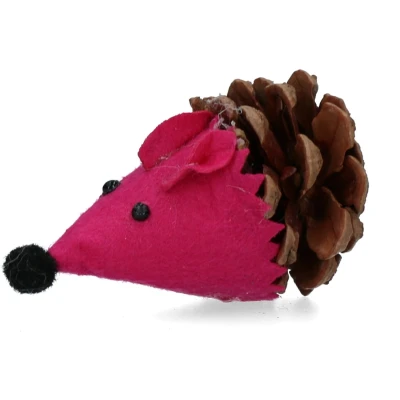 Afbeelding van Forest Friends Mouse Pink Kattenspeeltje met Madnip Kattenspeelgoed Kattenkruid Kattenspeeltjes 8 cm