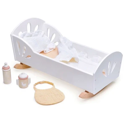 Afbeelding van Tender leaf toys poppenwieg met accessoires