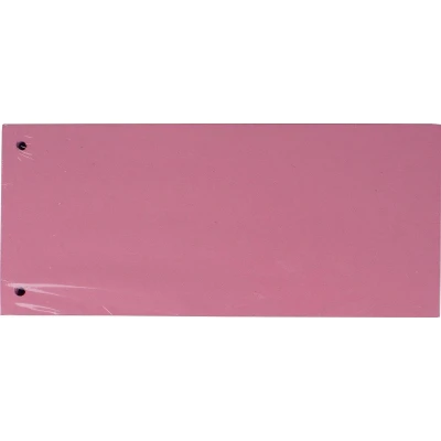Afbeelding van Pergamy scheidingsstroken 105 x 240 mm roze (100 stuks)