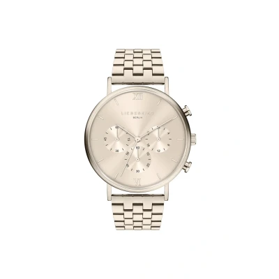 Afbeelding van Liebeskind Berlin Chronograaf Rose goldcoloured, Dames, Maat: One Size, gold coloured