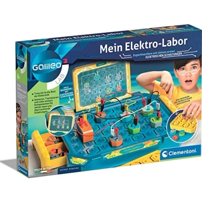 Afbeelding van Clementoni Galileo Lab Mijn elektrische laboratorium, spannende experimentbox, elektronische set met sensoren en lichteffecten, voor kinderen vanaf 8 jaar van 59292