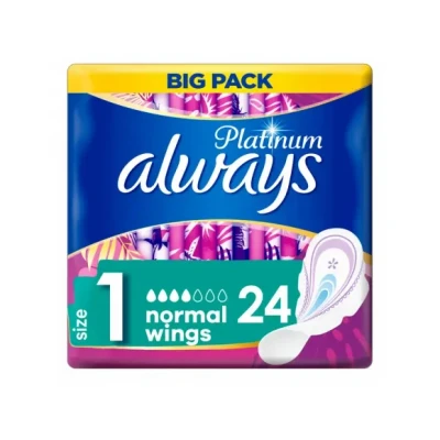 Afbeelding van Always Maandverband Platinum Normal 24 stuks