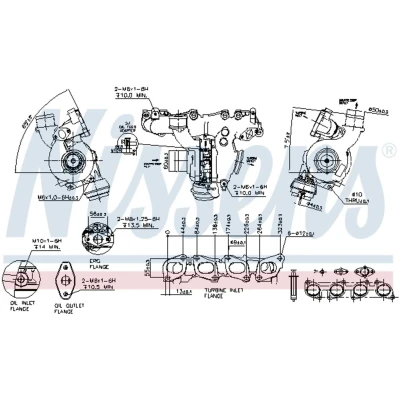 Afbeelding van Turbocharger NISSENS 93131