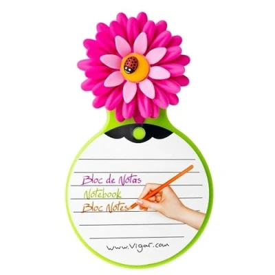Afbeelding van Vigar notitieblok Flower Power 6476