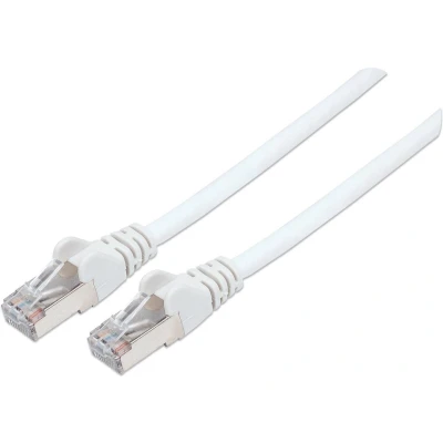 Afbeelding van Intellinet 741392 RJ45 Netwerkkabel, patchkabel CAT 6a (losse kabel 7) S/FTP 3.00 m Wit Halogeenvrij 1 stuk(s)