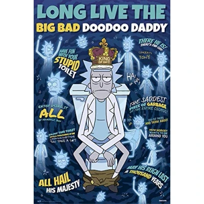 Afbeelding van Poster Rick and Morty Doodoo Daddy 61x91,5cm