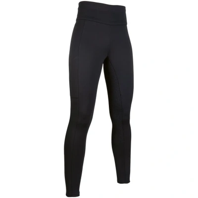Image de HKM Legging d&#039;Équitation Cosy Full Grip Noir 122/128