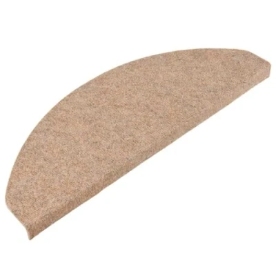 Afbeelding van Trapmatten zelfklevend 15 st 65x22,5x3,5 cm beige