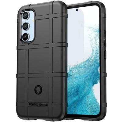 Afbeelding van iMoshion Hoesje Geschikt voor Samsung Galaxy A54 (5G) Siliconen Rugged Shield Backcover Zwart