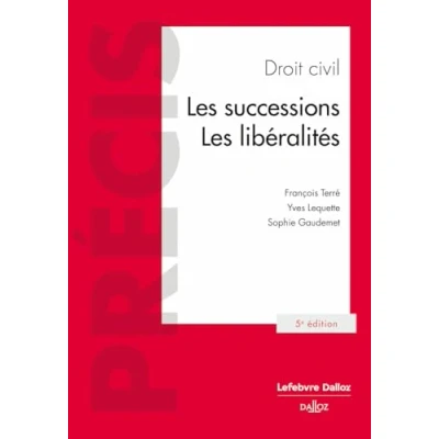Afbeelding van Droit civil les successions liberalites