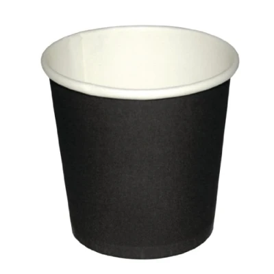 Afbeelding van Fiesta Recyclable disposable espressobekers zwart 12cl (1000 stuks)