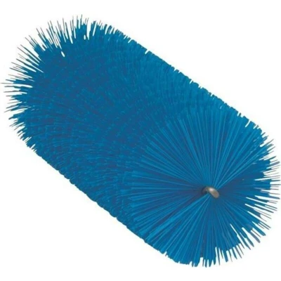 Afbeelding van Vikan Pijpborstels Medium Pijpborstel Voor Flexibele Kabel Met Polyester Vezels ø40x200mm Blauw