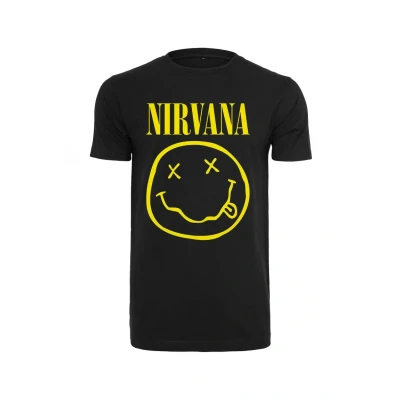 Afbeelding van Merchcode Nirvana Lithium TEE Tshirt print, Heren, Maat: XL, Black