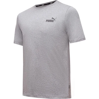 Afbeelding van Puma Small LOGO Tshirt basic, Heren, Maat: Small, Grau