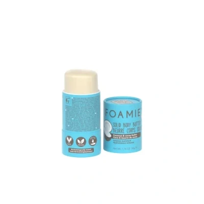 Afbeelding van Foamie Stevige vochtinbrengende crème met kokosnoot en cacaoboter voor alle huidtypes, plasticvrije lichaamsboter, 100% veganistisch, 50 g