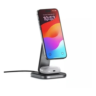 Afbeelding van Satechi 2 in 1 Foldable Qi2 Charging Stand