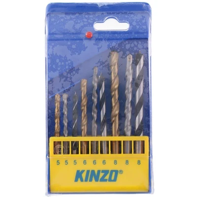 Afbeelding van Kinzo Steenboor / Houtboor Metaalboor 5,6 &amp; 8mm (9 delig)