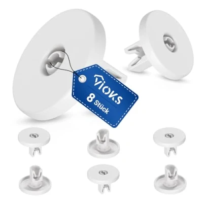 Afbeelding van Ersartz Set van 8 rollen voor vaatwasser Zanussi 50269971003 5028696500 onderste mand, afwasmand, Electrolux Juno Zanker