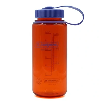 Afbeelding van Nalgene Wide Mouth drinkfles 500ml BPA Free SUSTAIN Marmalade Orange