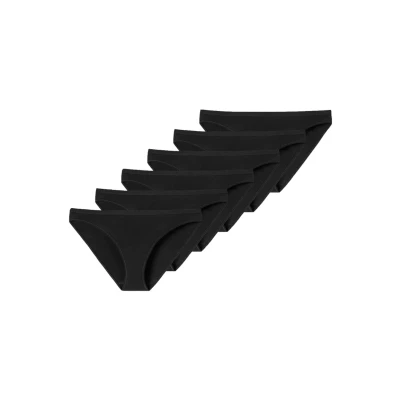 Afbeelding van Schiesser 6 PACK Slip, Dames, Maat: 36, Schwarz