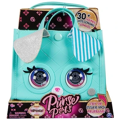 Afbeelding van Purse Pets Tote Bag Puppy Interactieve Tas &amp; Knuffel met meer dan 30 geluiden en lichteffecten