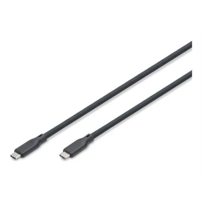 Image de DIGITUS Câble USB 24 pin C (M) pour 3.2 Gen 1 20 V 5 A 2 m Alimentation (100 W), up to Gbps data transfer rate noir