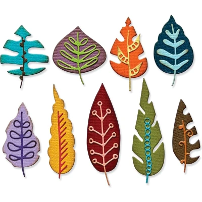 Afbeelding van Sizzix Thinlits Die Set Artsy Leaves