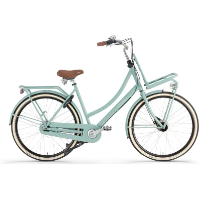 Afbeelding van Popal Daily Dutch Prestige N7 2025 Dames Transportfiets Mineral Green 53 Cm + 40.00 Inruilkorting