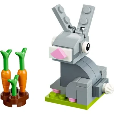 Afbeelding van LEGO Creator 40398 mini zakjes van kunststof, paashaas