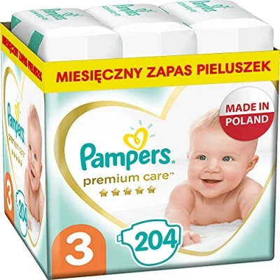 Afbeelding van Pampers Premium Protection 81629463 Maat 3, Luier x200, 5kg 9kg